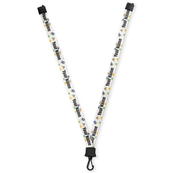 Custom Boy's Space Themed Lanyard (Personalized)