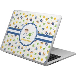 Boy's Space Themed Laptop Skin - Custom Sized (Personalized)