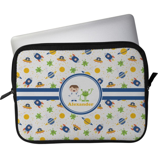 Custom Boy's Space Themed Laptop Sleeve / Case - 15" (Personalized)