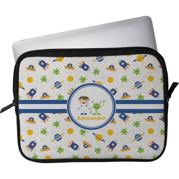 Custom Boy's Space Themed Laptop Sleeve / Case - 13" (Personalized)