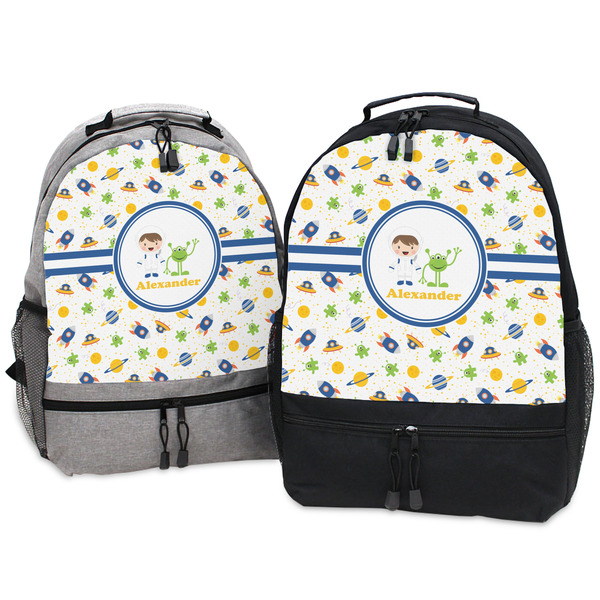 Boy's Space Themed Large Backpacks - Both