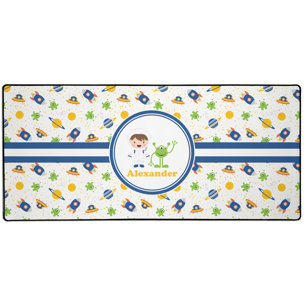 Custom Boy's Space Themed 3XL Gaming Mouse Pad - 35" x 16" (Personalized)