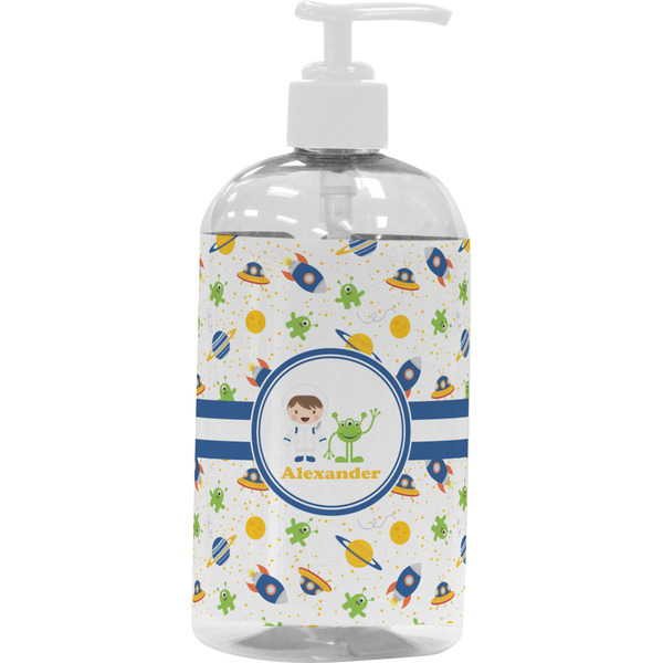 Boy's Space Themed Large Liquid Dispenser (16 oz) - White