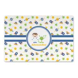 Boy's Space Themed Large Rectangle Car Magnet (Personalized)