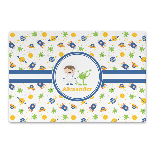 Custom Boy's Space Themed Large Rectangle Car Magnet (Personalized)