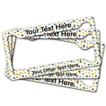 Boy's Space Themed License Plate Frame (Personalized)