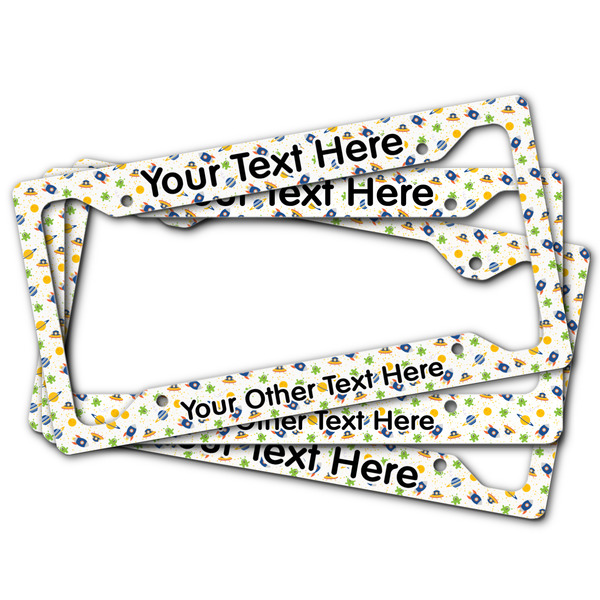 Boy's Space Themed License Plate Frames - (PARENT MAIN)