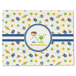 Boy's Space Themed Single-Sided Linen Placemat - Single w/ Name or Text