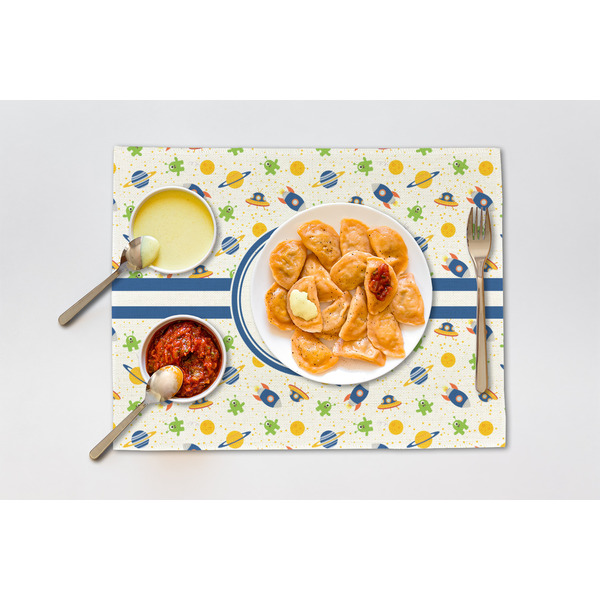 Boy's Space Themed Linen Placemat - Lifestyle (single)