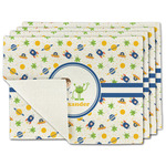 Boy's Space Themed Single-Sided Linen Placemat - Set of 4 w/ Name or Text