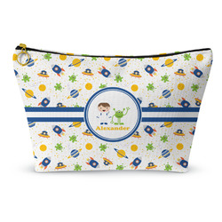 Boy's Space Themed Makeup Bag - Large - 12.5"x7" (Personalized)