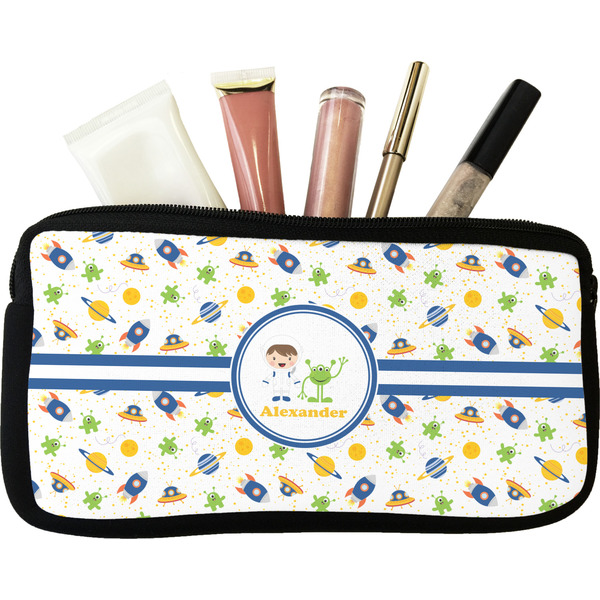 Custom Boy's Space Themed Makeup / Cosmetic Bag (Personalized)