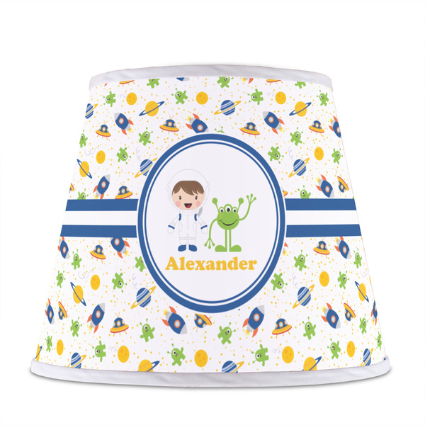 Boy's Space Themed Poly Film Empire Lampshade - Front View