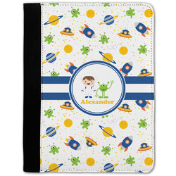 Boy's Space Themed Notebook Padfolio w/ Name or Text