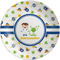Boy's Space Themed Melamine Plate 8 inches