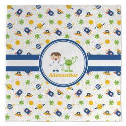 Boy's Space Themed Microfiber Dish Towel (Personalized)