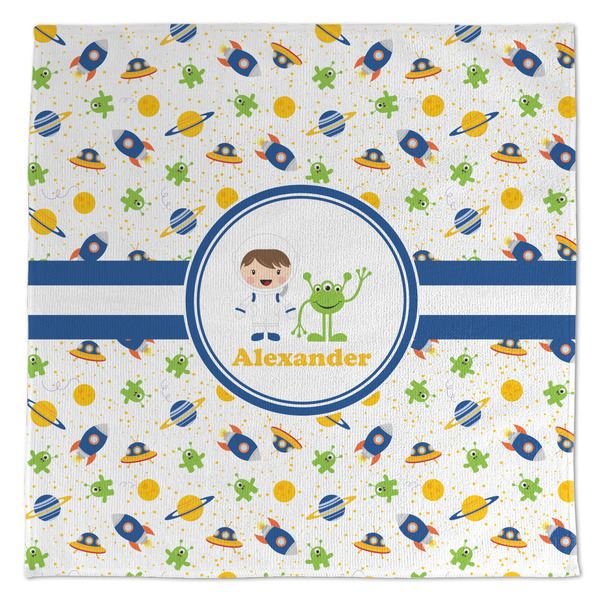 Custom Boy's Space Themed Microfiber Dish Towel (Personalized)