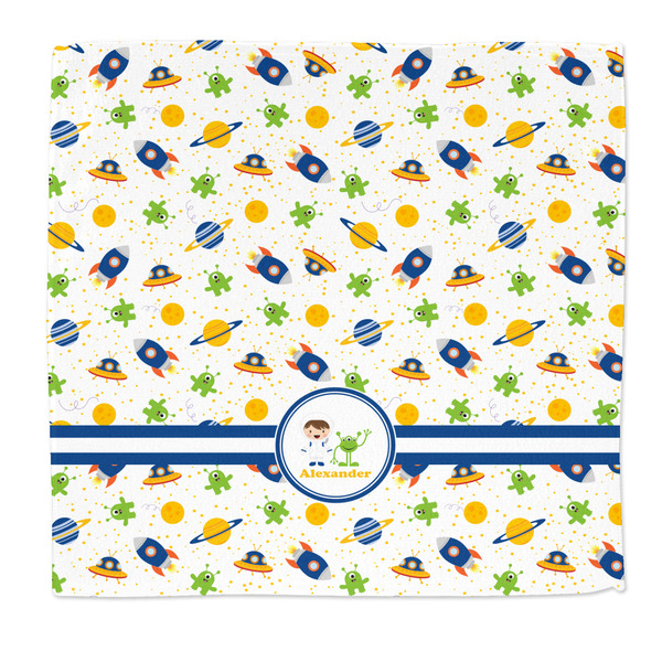 Custom Boy's Space Themed Microfiber Dish Rag (Personalized)