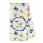 Boy's Space Themed Kitchen Towel - Microfiber (Personalized)