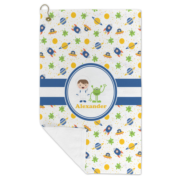 Boy's Space Themed Microfiber Golf Towels - FOLD