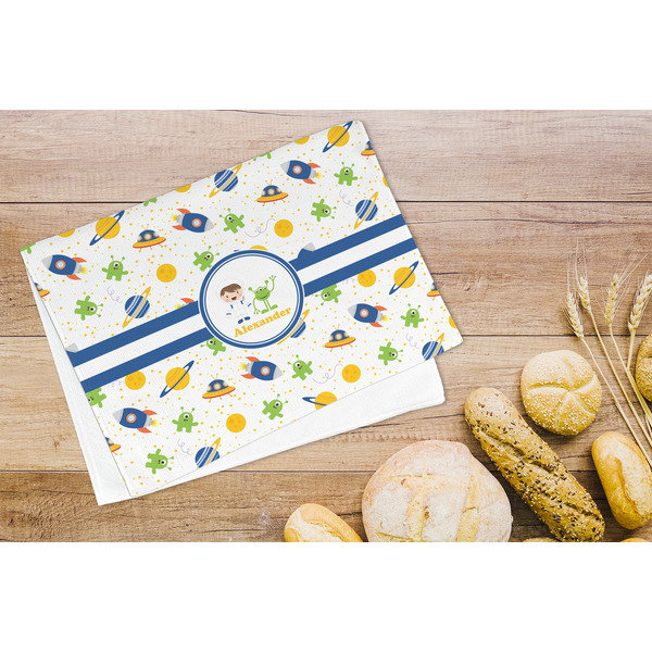 Boy's Space Themed Microfiber Kitchen Towel - LIFESTYLE