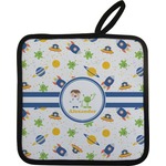 Boy's Space Themed Pot Holder w/ Name or Text