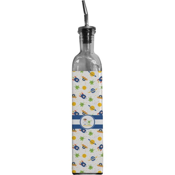 Custom Boy's Space Themed Oil Dispenser Bottle (Personalized)