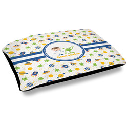 Boy's Space Themed Outdoor Dog Bed - Large (Personalized)