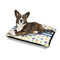 Boy's Space Themed Outdoor Dog Beds - Medium - IN CONTEXT