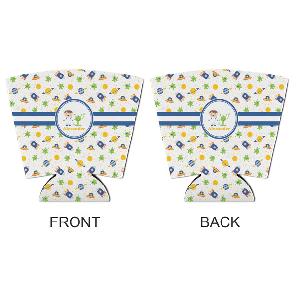 Boy's Space Themed Party Cup Sleeves - with bottom - APPROVAL