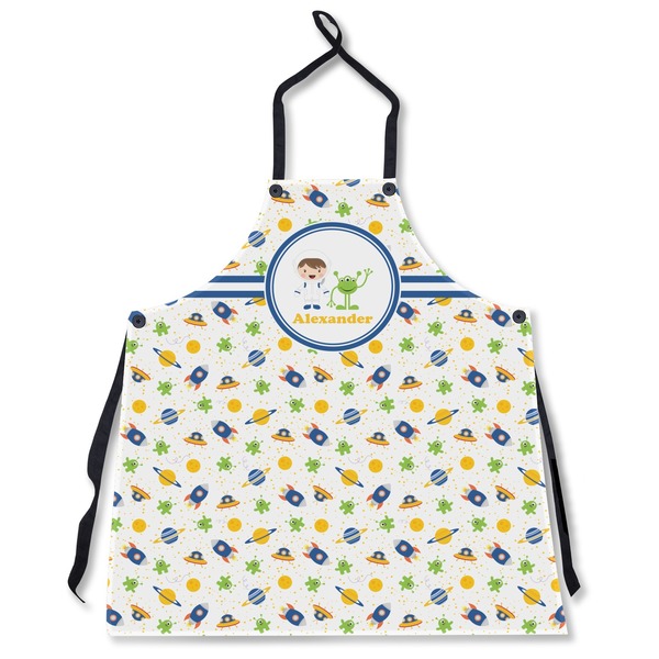 Boy's Space Themed Personalized Apron