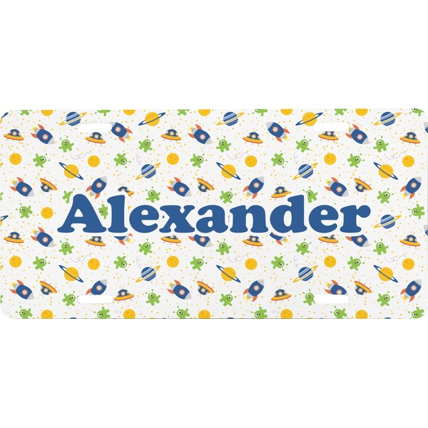 Custom Boy's Space Themed Front License Plate (Personalized)