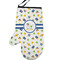 Boy's Space Themed Personalized Oven Mitt - Left