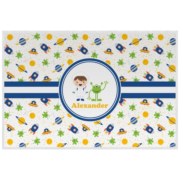 Custom Boy's Space Themed Laminated Placemat w/ Name or Text