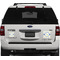 Boy's Space Themed Personalized Square Car Magnets on Ford Explorer