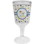 Boy's Space Themed Wine Tumbler - 11 oz Plastic (Personalized)