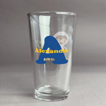Boy's Space Themed Pint Glass - Full Color Logo (Personalized)