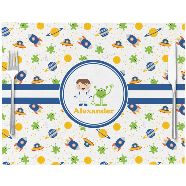Boy's Space Themed Placemat with Props