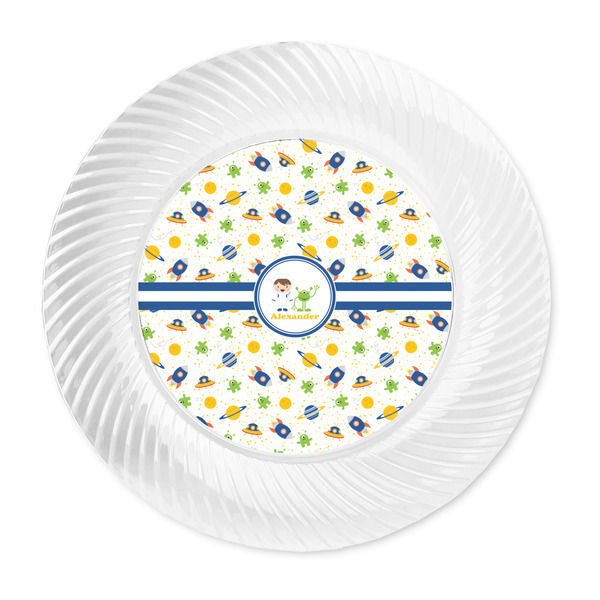 Boy's Space Themed Plastic Party Dinner Plates - Approval