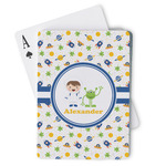 Boy's Space Themed Playing Cards (Personalized)