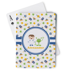 Boy's Space Themed Playing Cards (Personalized)