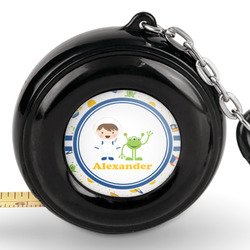 Boy's Space Themed Pocket Tape Measure - 6 Ft w/ Carabiner Clip (Personalized)