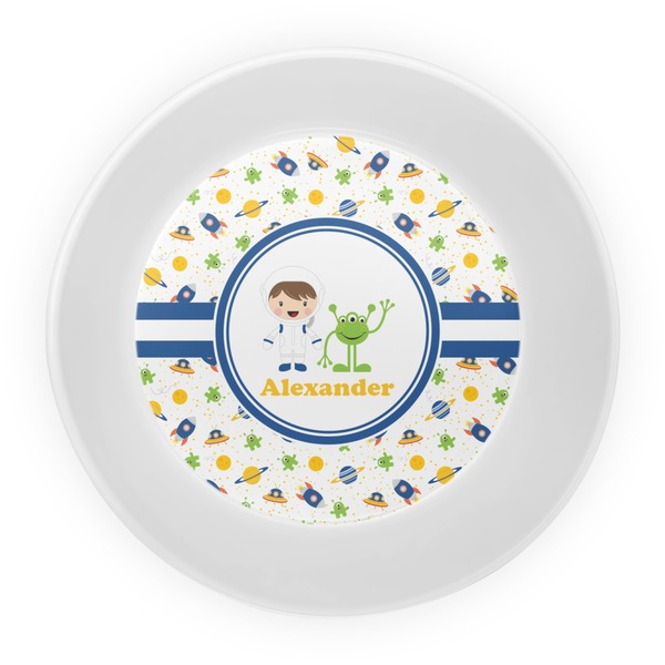 Boy's Space Themed Melamine Bowl - Center