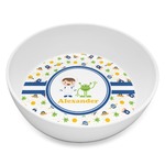 Boy's Space Themed Melamine Bowl - 8 oz (Personalized)