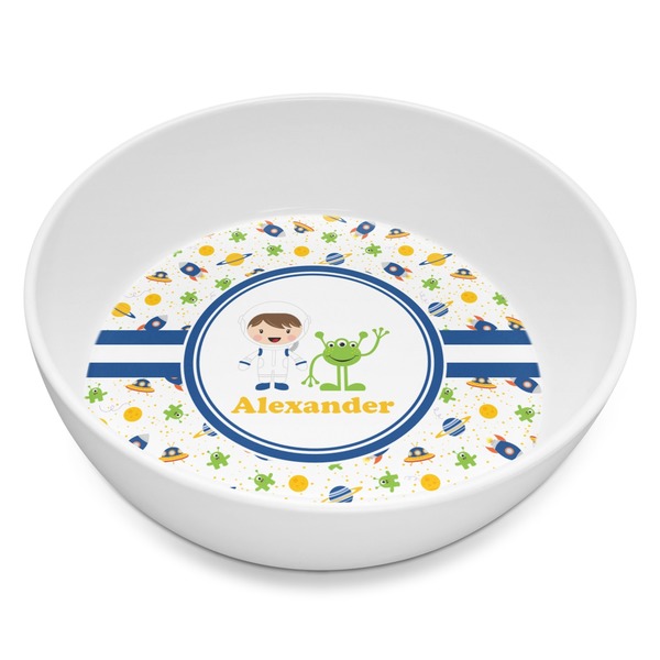Custom Boy's Space Themed Melamine Bowl - 8 oz (Personalized)