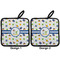 Boy's Space Themed Pot Holders - Set of 2 APPROVAL