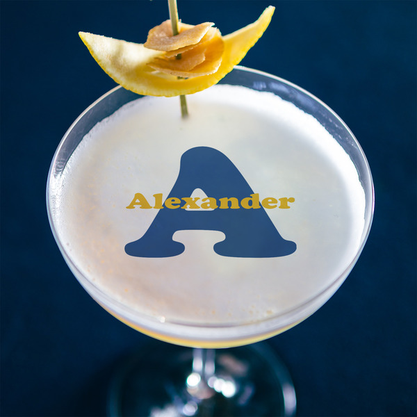 Boy's Space Themed Printed Drink Topper - Large - In Context