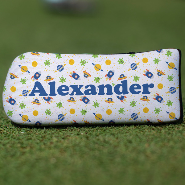 Custom Boy's Space Themed Blade Putter Cover (Personalized)