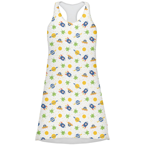 Custom Boy's Space Themed Racerback Dress - Medium