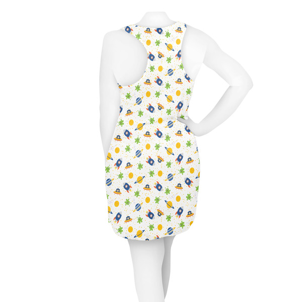 Boy's Space Themed Racerback Dress - On Model - Back